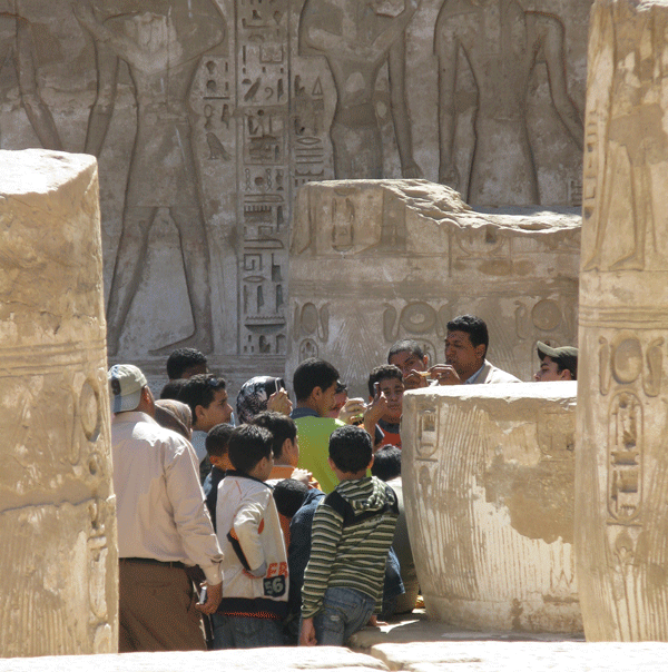 Templo de Medinet Habu, Luxor.